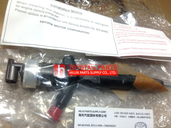 23670-39236,New Toyota 2KD Diesel Injector